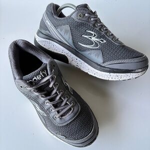 Gravity Defyer Gdefy Men’s 7 Mighty Walk Shoes Gray Mesh Pain Relief Sneakers